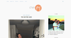 Desktop Screenshot of cherjoyblog.com